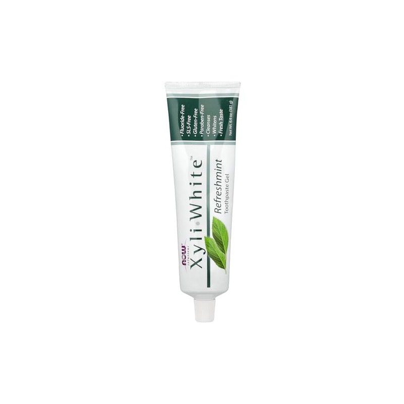 NOW Solutions, Xyliwhite™ Toothpaste Gel, 6.4-Ounce/NOW Solutions, Xyliwhite™ Gel de