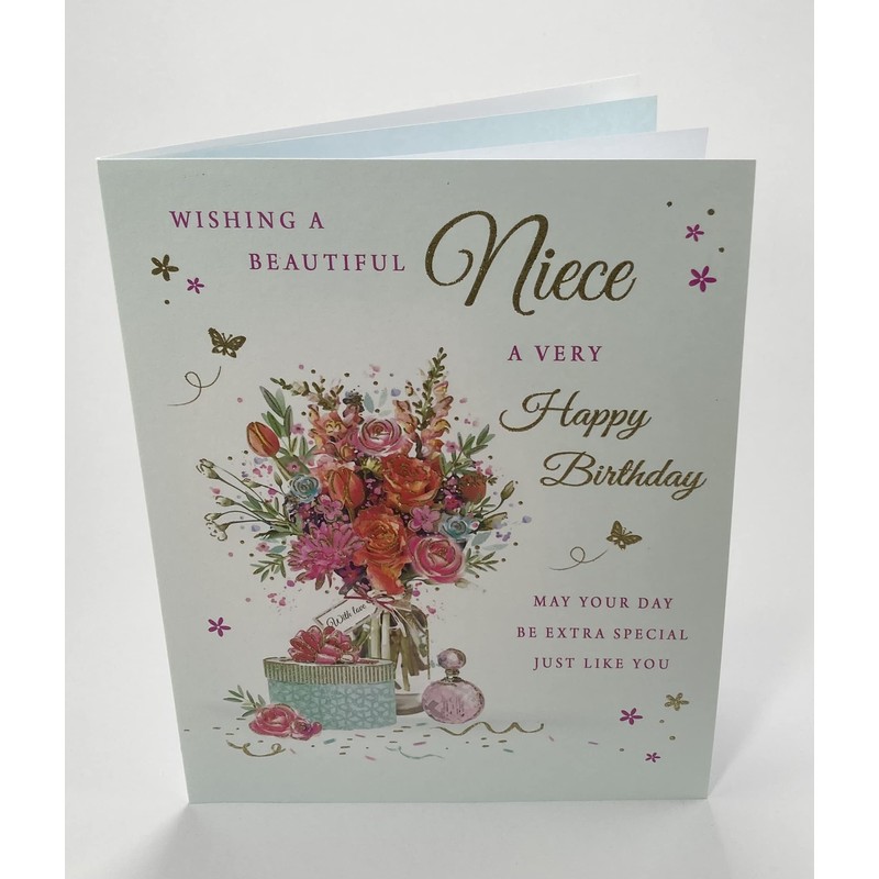 Wishing A Beautiful Niece A Very Happy Birthday Card -