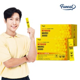 Mega Vital High-Concentration Vitamin C 3000 2 Boxes (6-Month Supply, 180 Sachets) / Vitamin C Powder Stick Health Functional Food / 메가 바이탈 고함량 비타민C 3000 2박스 6개월분 (180포)  비타민씨 분말 스틱 건강기능식품