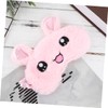Gatuida Sleep Eyeshade Rabbit Pattern Plush Comfortable No Pressure Night
