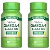 Nature's Struth Vegetable Omega-3 DHA 250mg 60 softgels, 2 pcs / 네이처스트루스 식물성 오메가3 DHA 250mg 60소프트젤, 2개