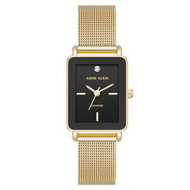 Anne Klein Women's Genuine Diamond Dial Mesh Bracelet Watch