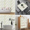 HOMETITUTE Hummingbird Floral Garden Wallpaper Peel and Stick Contact Paper