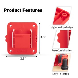 Tool Holder Mount for Craftsman V20 20V Drill Tool Hanger Power Tool Storage -5 Pack