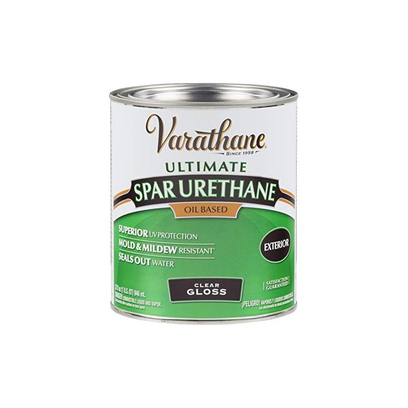 Varathane 242180H Classic Clear Oil Based Outdoor Spar 275 Voc