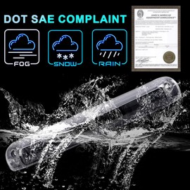 DOTCOM LED 3rd Brake Light,Compatible with 1999-2006 Chevy Silverado/GMC Sierra 1500 2500 3500(All Cab Styles),Rear Tail Cargo Lamp Clear lens Black Housing