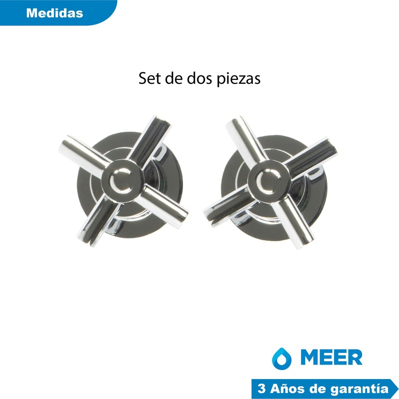CNX Meer Faucets - Manerales para Regadera Tipo Cruceta con