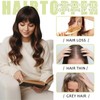 QINGHUACI Hair Topper 18 Inch Synthetic Curly Wavy Clip in