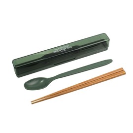 Sabu ステイプルユニ 抗菌箸入りコンビセット 20 グリーン 421624