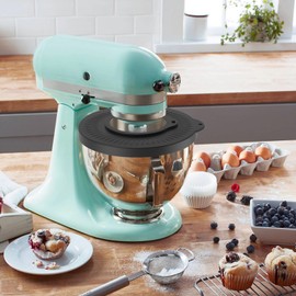 3 Pcs Silicone Mixer Bowl Cover Compatible with KitchenAid 4.5-5 Quart Tilt-Head Stand Mixer, Mixer Bowl Lid to Prevent Spilling of Ingredients