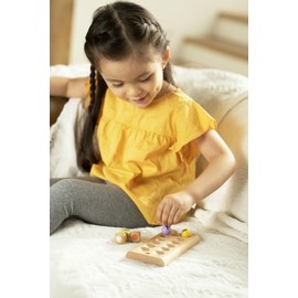 [Classic World Racing Bee] Wooden Toy Sugoroku Racing Board Racing Game Board Game for Kids 3 Years Old (CL20140)