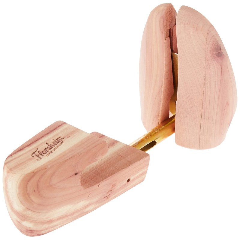 Florsheim mens Woodard Cedar Shoe Trees and Storage, Cedar, Medium