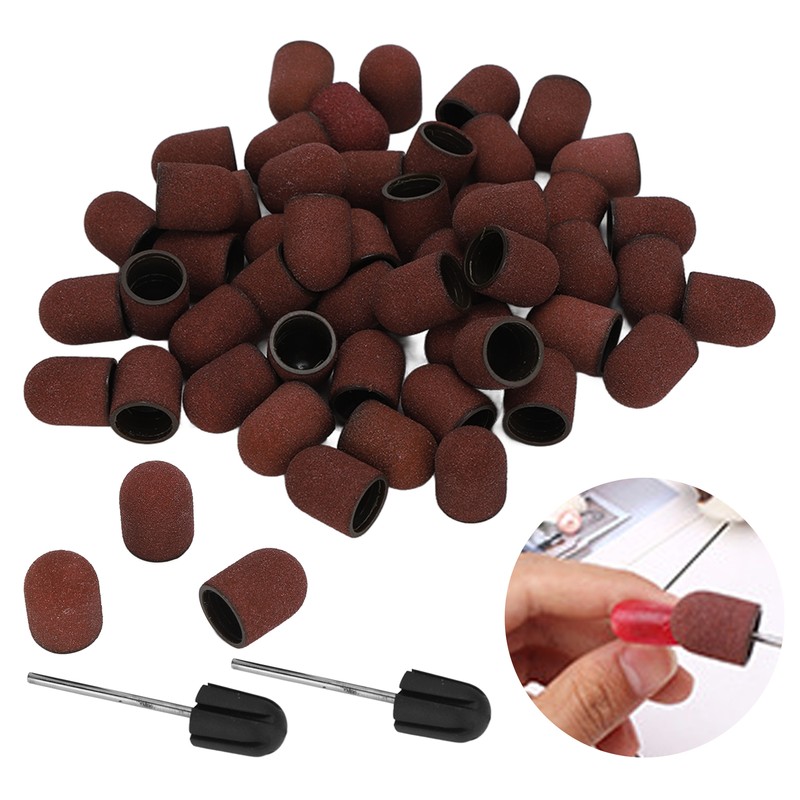 50PCS Nail Drill Bit Sanding Polishing Neat Beautiful Durable Fine