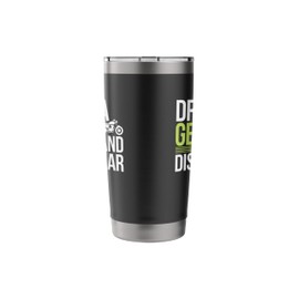 Motorcycle Rider Drop A Gear Disappear Funny Gift Stainless Steel Insulated Tumbler