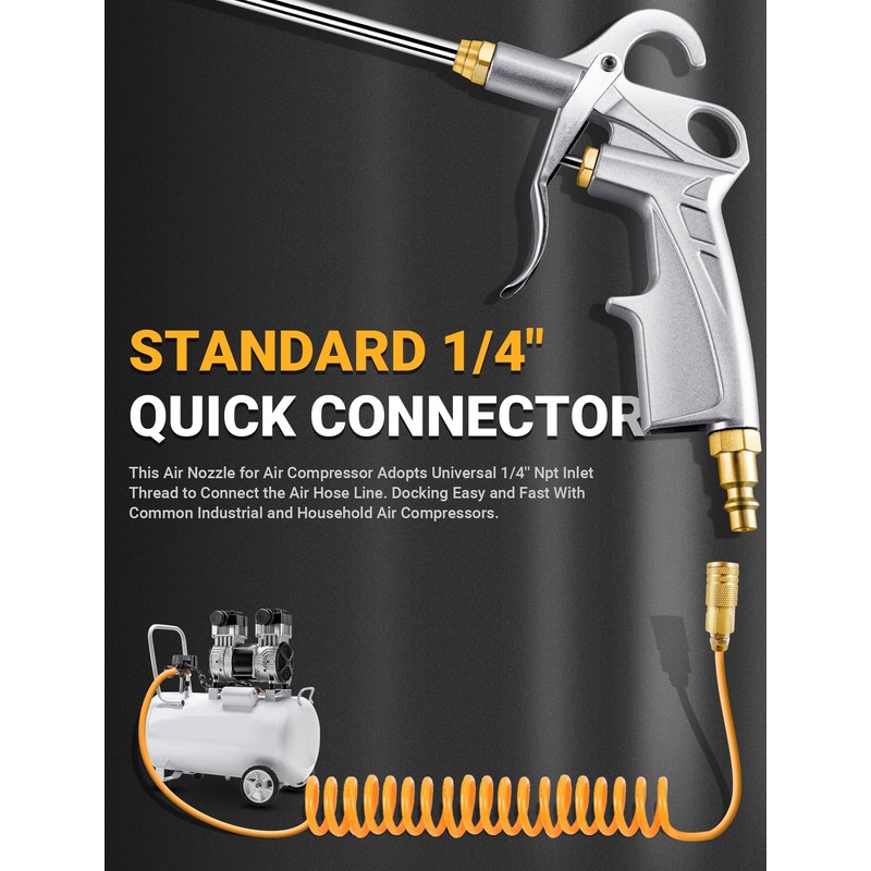 Heavy Duty Air Blow Gun Air Nozzle Blow Gun, Air