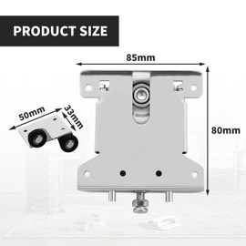 FGSDGSD 4 Pieces Furniture Castors, Sliding Door Rollers, Sliding Door Roller Accessories, for Wardrobe, Sliding Door Roller for Wardrobe, Cupboard, Window