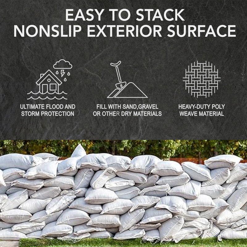 PRIMES DIY Strong Woven Rubble Builder PP Bags with liner,