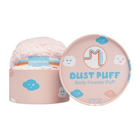 Megababe Body Powder Applicator - Dust Puff | Oversize (6” x 3”) Powder Puff | Powder Sold Separately
