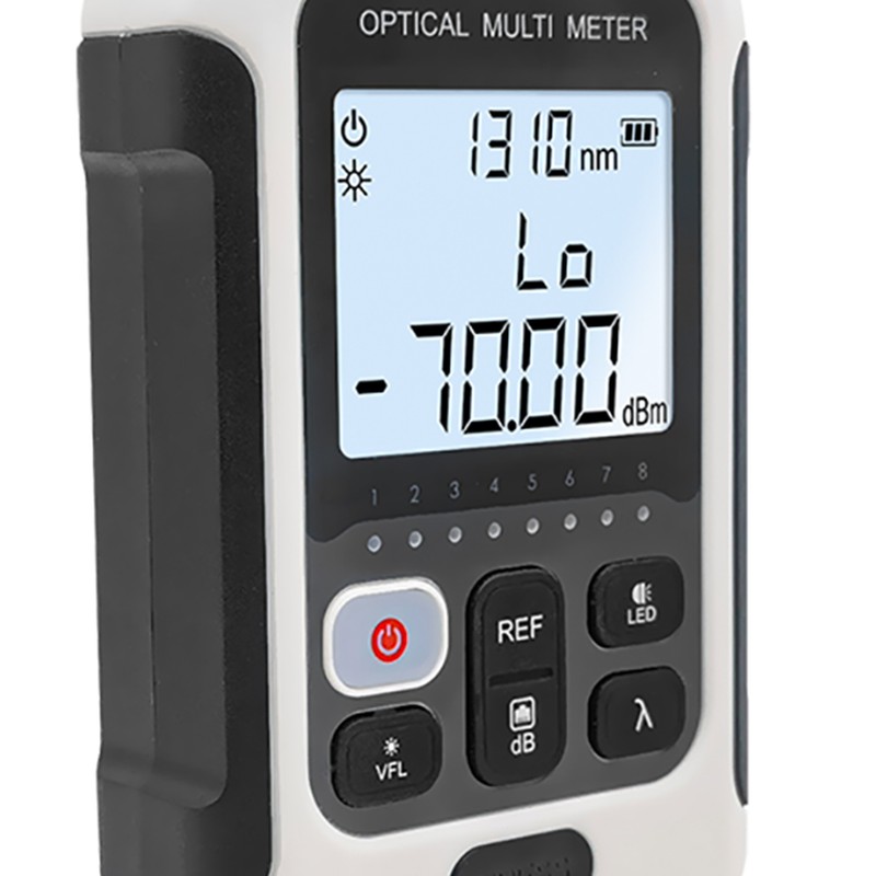 Handheld Optical Multimeter High Accuracy Rechargeable Optical Power Meter Fiber