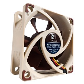 Noctua NF-A6x25 FLX Premium Quiet Fan 3-Pin (60mm, Brown)