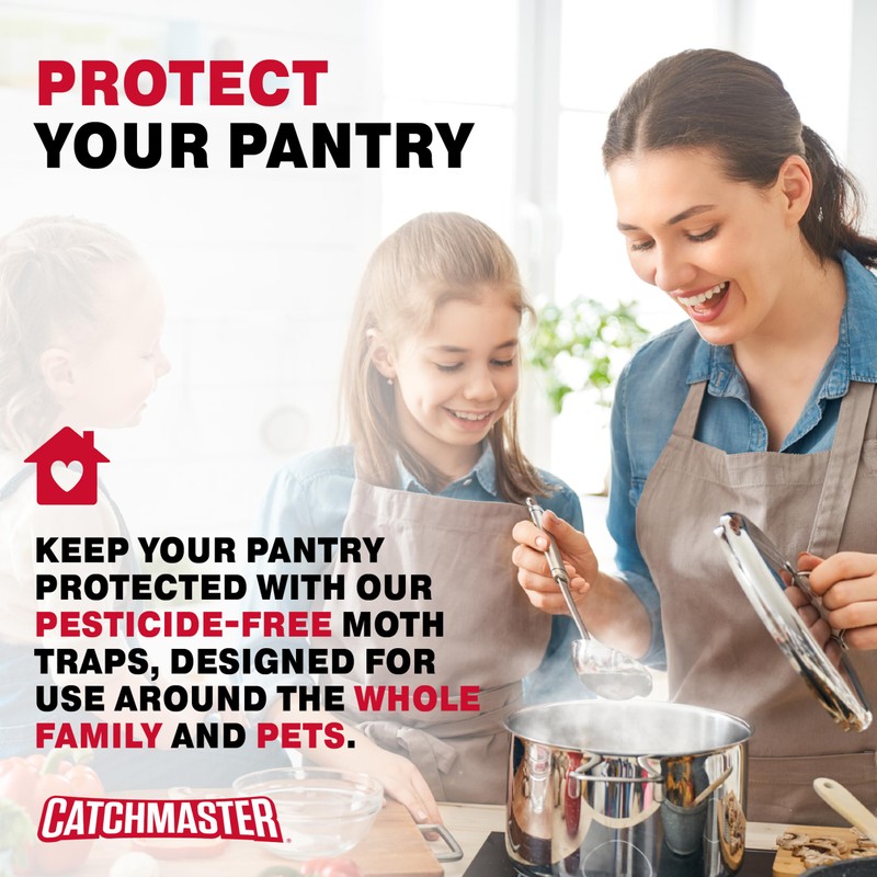 Catchmaster Pantry Pest & Moth Traps 6-Pk, Bug Killer for