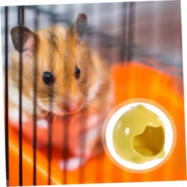 Sosoport Little Shaped Hamster Nest Ceramic Cooling Pet Nest for Comfort Cute Design for Pets Like Hamsters and Guinea Pigs and Safe for Daily Use