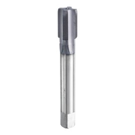 HARFINGTON 9/16"-30 UNS Thread Tap 6542 Cobalt High-Speed Steel TiCN Coated Plug Tap Right Hand Flat Head 4 Straight Flutes Screw Threading Hand Tap