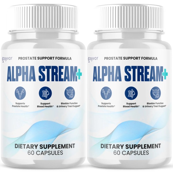 Syvor (2 Pack) Alpha Stream Plus Advanced Prostate Support Max