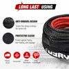 FIERYRED 3/16inch 50FT 8500LBS Synthetic Winch Rope Cable Kit with