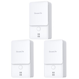 GoveeLife Water Leak Detectors 3 Pack, 100dB Adjustable Audio Alarm and Leak and Drip Alerts, Detector for Home, Bedrooms, Basement, Warehouse, Cabin/RV