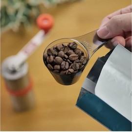 Sanyo CAFEC TMS-CB Tritan Measuring Spoon, Clear Black