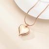 Minicremation Cremation Heart Urn Necklace Ashes Jewelry for Women Men