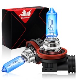 WinPower H9 Halogen Bulbs, 65w 5500K White High Performance High Low Beam Headlight Replacement Bulb, Pack of 2