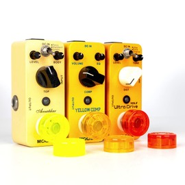 MOOER Candy FT-MX Pedalboard Footswitch Toppers 10mm Guitar Effects Pedal Reverb, Delay, Overdrive, Distortion Pedalboard Cap 10 Mixed Color