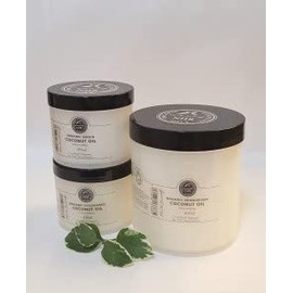 Organic Coconut Oil Deodorised (Cocus nucifera) (400ml) by NHR Organic Oils