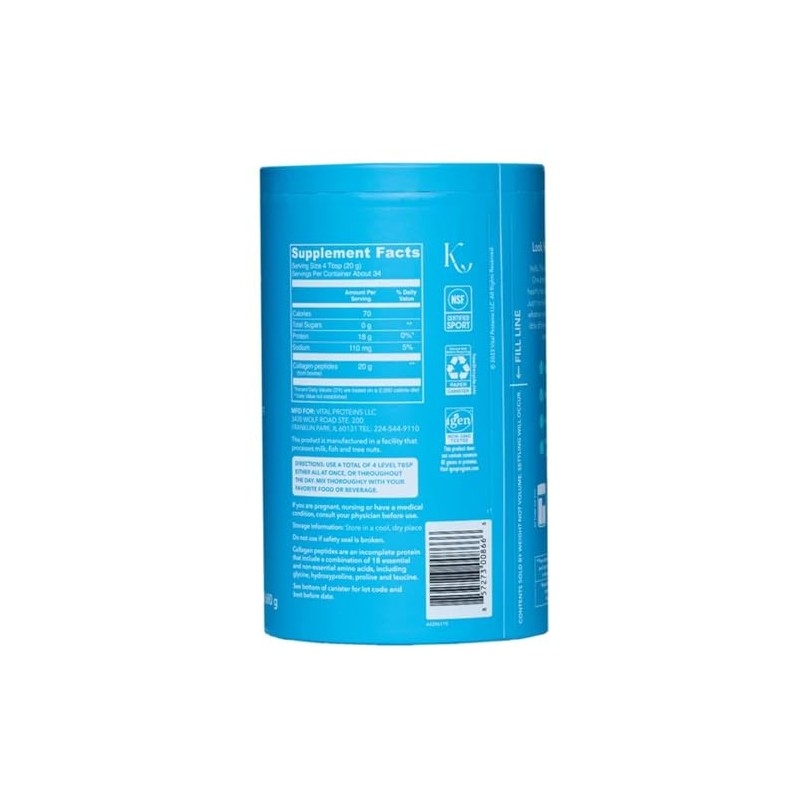 Vital Proteins Péptidos De Colágeno 680g Vital Proteins Sin Lácteos