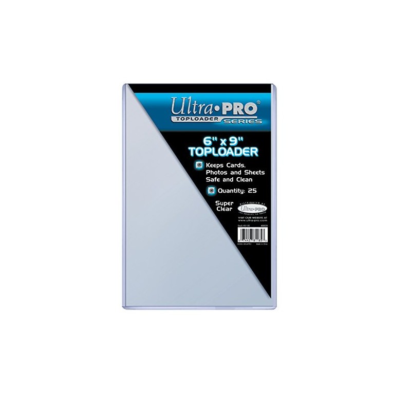 Ultra Pro 6" X 9" Toploader 25ct