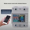 DIN Rail Voltage Current Meter 170‑270V 0‑63A Digital Display Energy