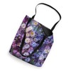 Lisianthus Flower Pattern Graphic Tote Bag