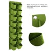 16 Pockets Vertical Greening Hanging Wall Outdoor Garden Grow Plant
