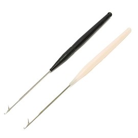 Crochet Hook Latch Lock Micro Hair Bearded Needle Rug Making Knitting Interlock by Accessories Attic®