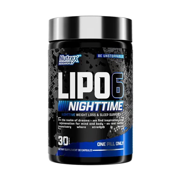 Lipo-6 Black Nighttime Ultra Concentrado 30 Cápsulas Nutrex Research