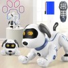 Perro Robot de Control Remoto,Juguete Robot para Niños Recargable,Juguetes Robótica