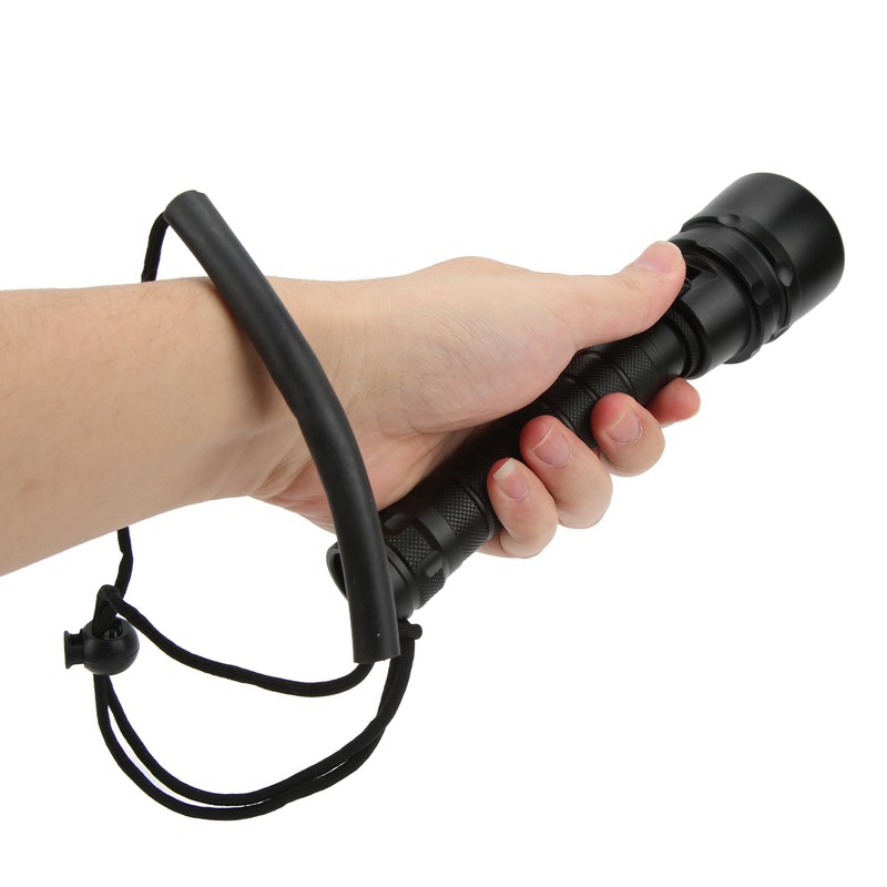 S5 Diving Flashlight with Anti Skid Rope Hard Anodized Treatment