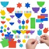 Hanukkah Foam Stickers Peel & Stick Chanuka Foam Shapes (2000-Pack)