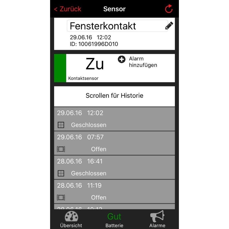 TFA Dostmann Weatherhub 30.3311.02 Window & Door Contact Sensor SmartHome