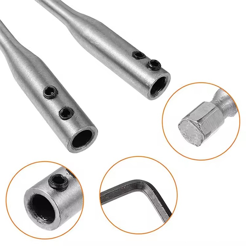 Forstner Drill Bit Extension 254 mm G3/8 Shank Carbon Steel