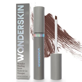 Wonderskin Wonder Blading Eyebrow Mask, Long-Lasting Eyebrow Mask, Transfer Proof Eyebrow Colour (Dark Brunette)