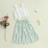 Meiweileya Toddler Baby Girl Summer Clothes Sleeveless Boho Lace Ruffle