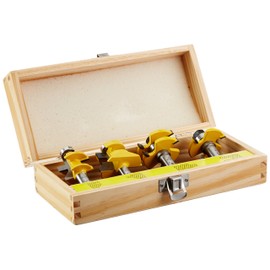 YONICO Tongue and Groove Router Bits Set 4 Bit Flooring 1/2-Inch Shank 15423